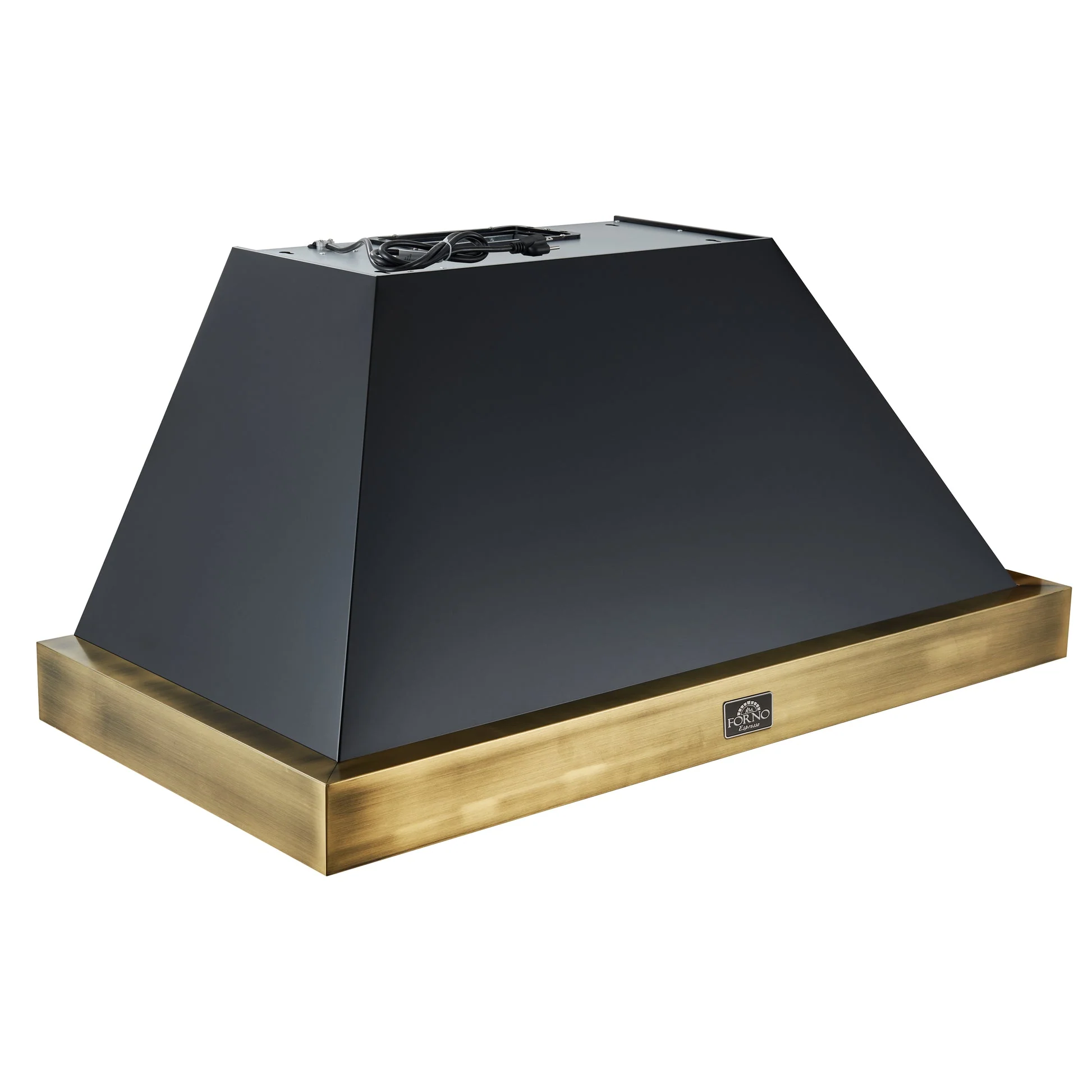 Forno Vittorio 48" Wall Mount Range Hood – Antique Brass Trim, 424 CFM, Remote Control, LED Lighting & Dishwasher-Safe Filters - Image 17