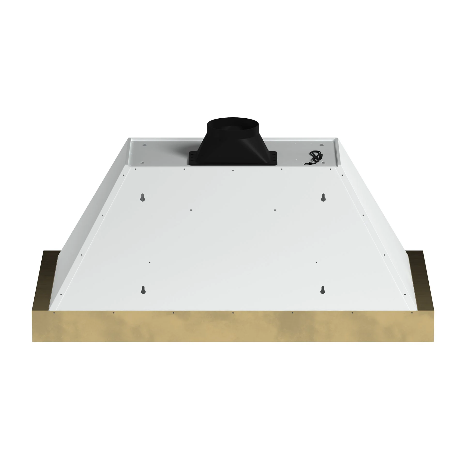 Forno Vittorio 48" Wall Mount Range Hood – Antique Brass Trim, 424 CFM, Remote Control, LED Lighting & Dishwasher-Safe Filters - Image 3