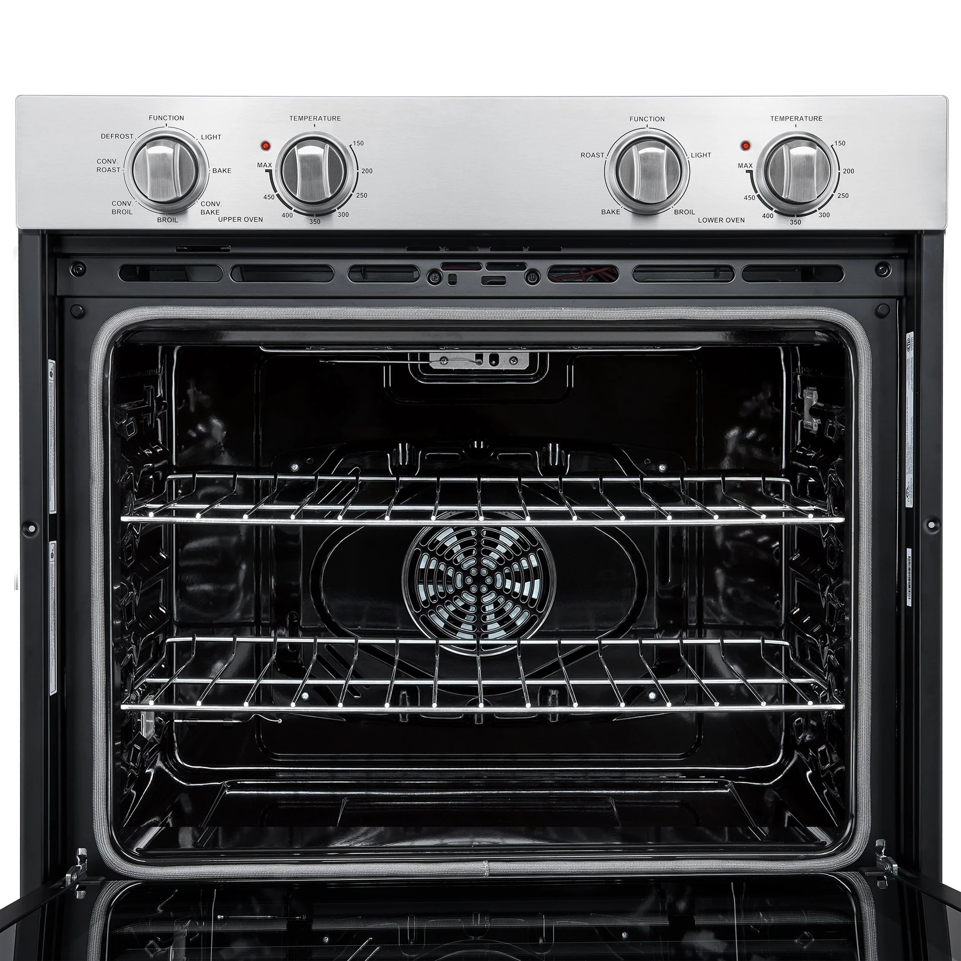 Forno Vomero 30" Double Wall Oven – Stainless Steel, 10 cu.ft, 7100W Convection, Mechanical Controls & Self-Cleaning Function - Image 10