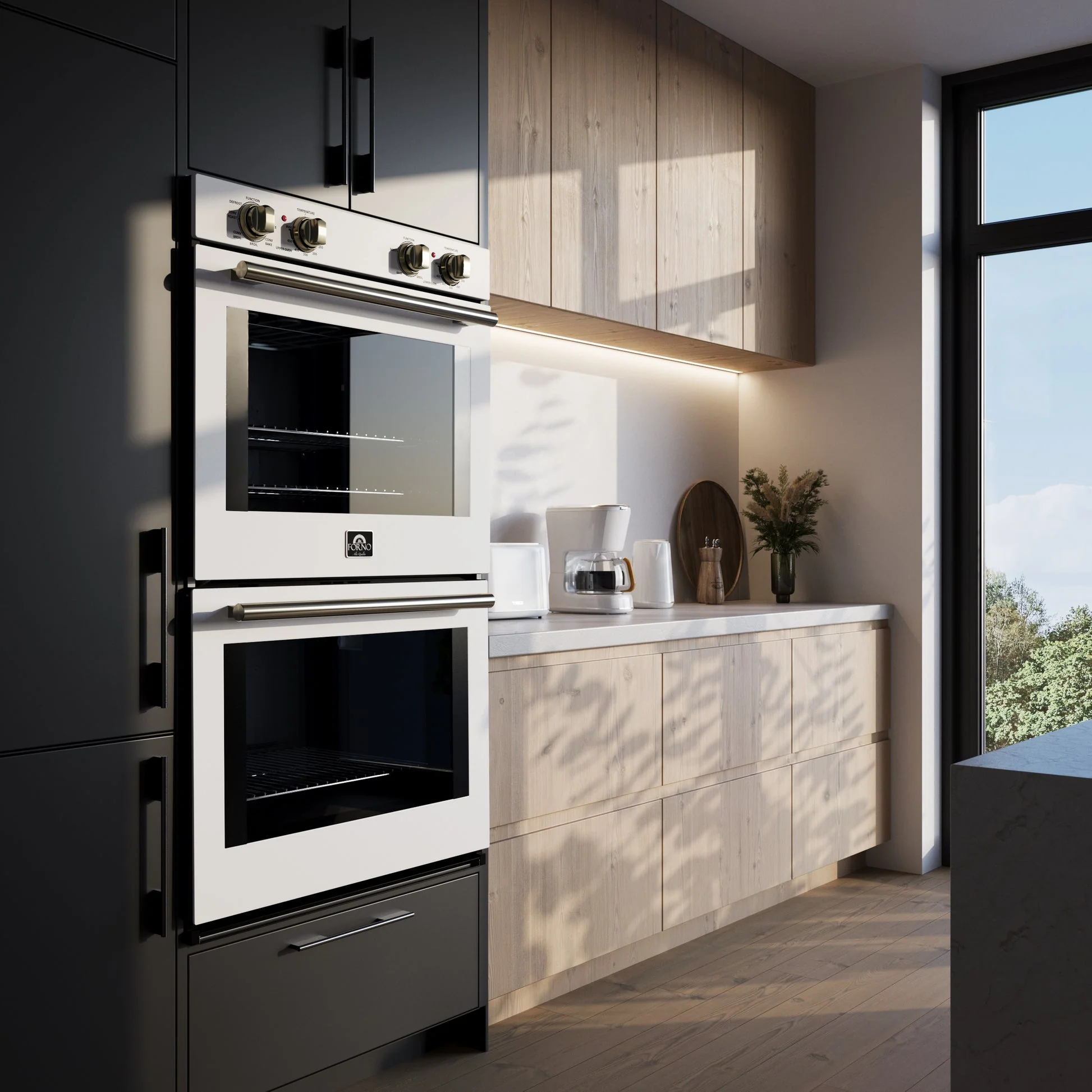 Forno Vomero 30" Double Wall Oven – 10 cu.ft, 7100W Convection, Mechanical Controls & Steam Clean - Image 22
