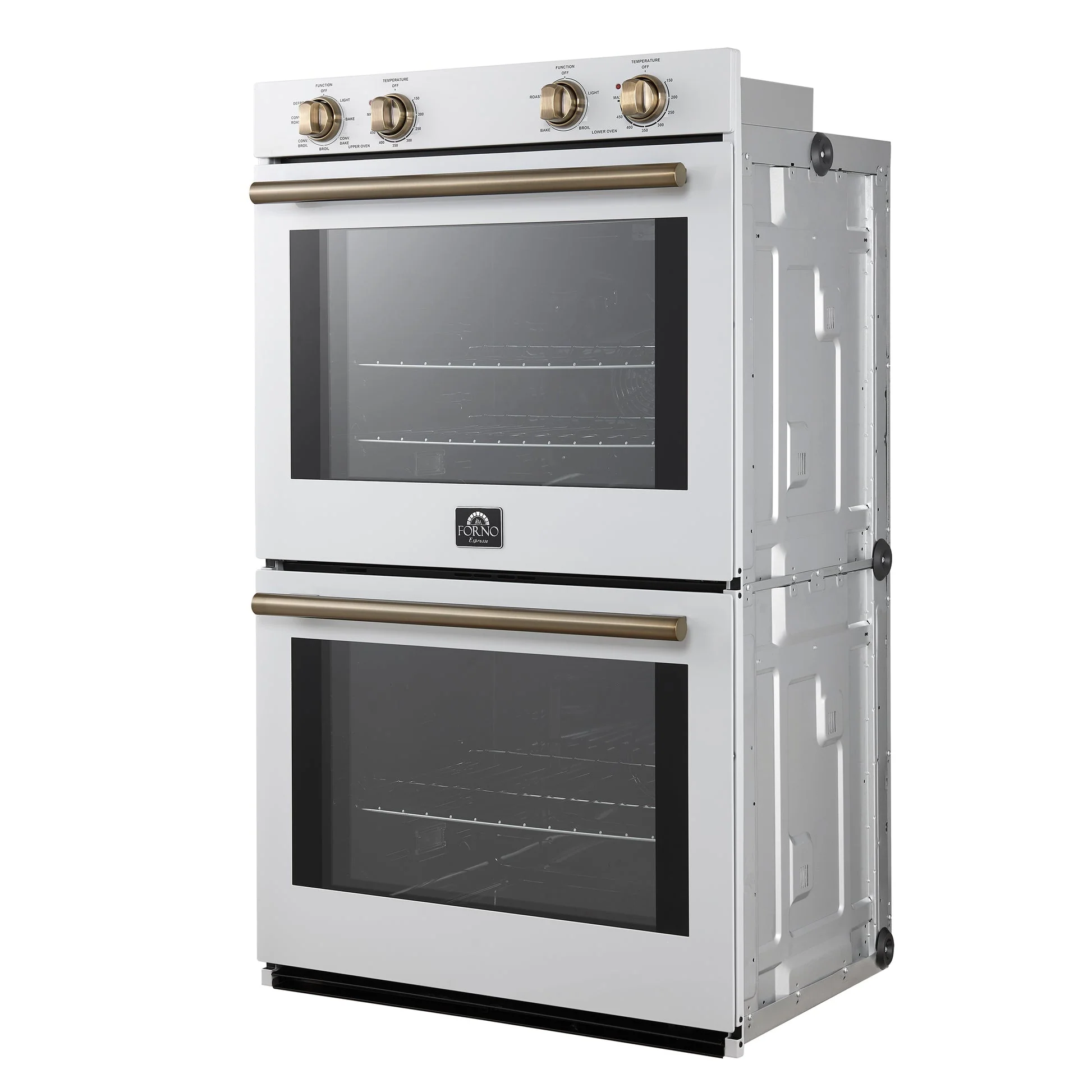 Forno Vomero 30" Double Wall Oven – 10 cu.ft, 7100W Convection, Mechanical Controls & Steam Clean - Image 3