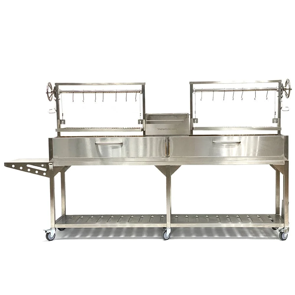 Tagwood BBQ Double Argentine Santa Maria Wood Fire & Charcoal Gaucho Grill | BBQ04SS - PRE-ORDER - Image 6