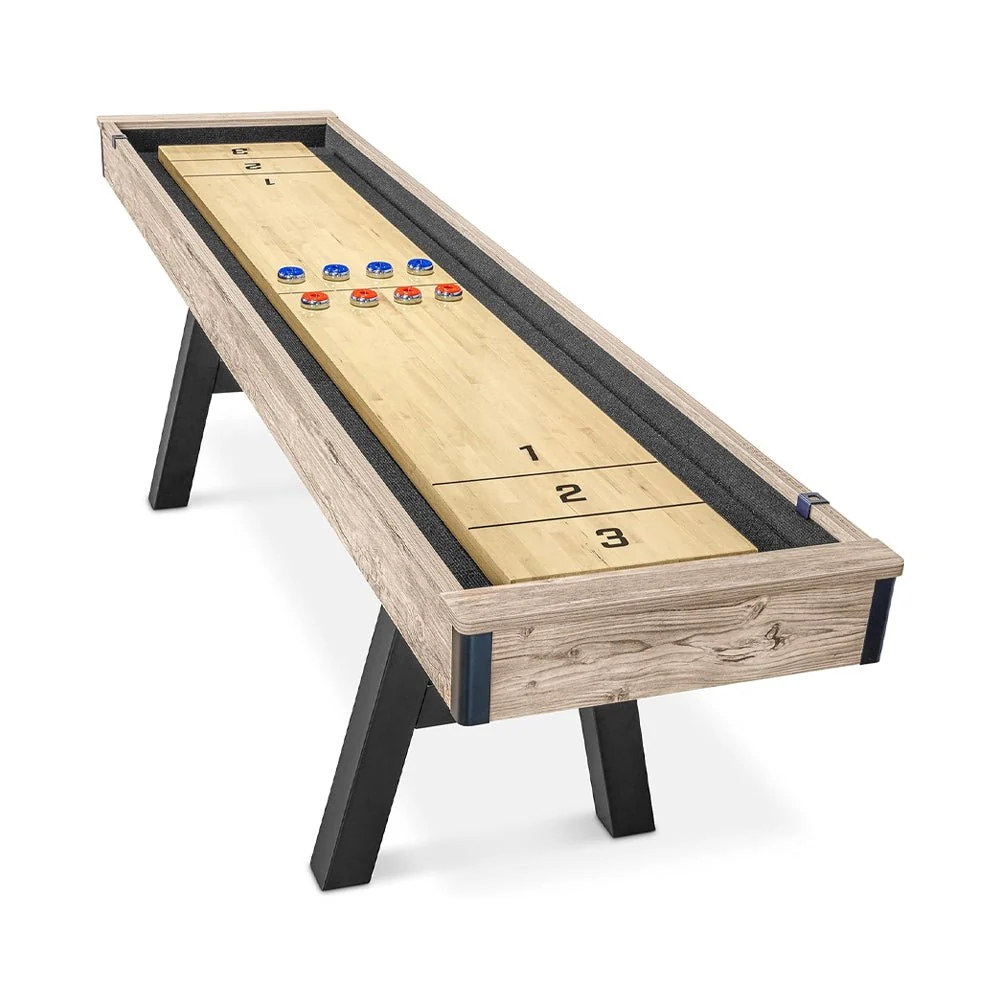 Gosports Premium Shuffleboard Table Set For Game Rooms With Pucks, Wax, And Brush, 9FT (96275134) - Image 7