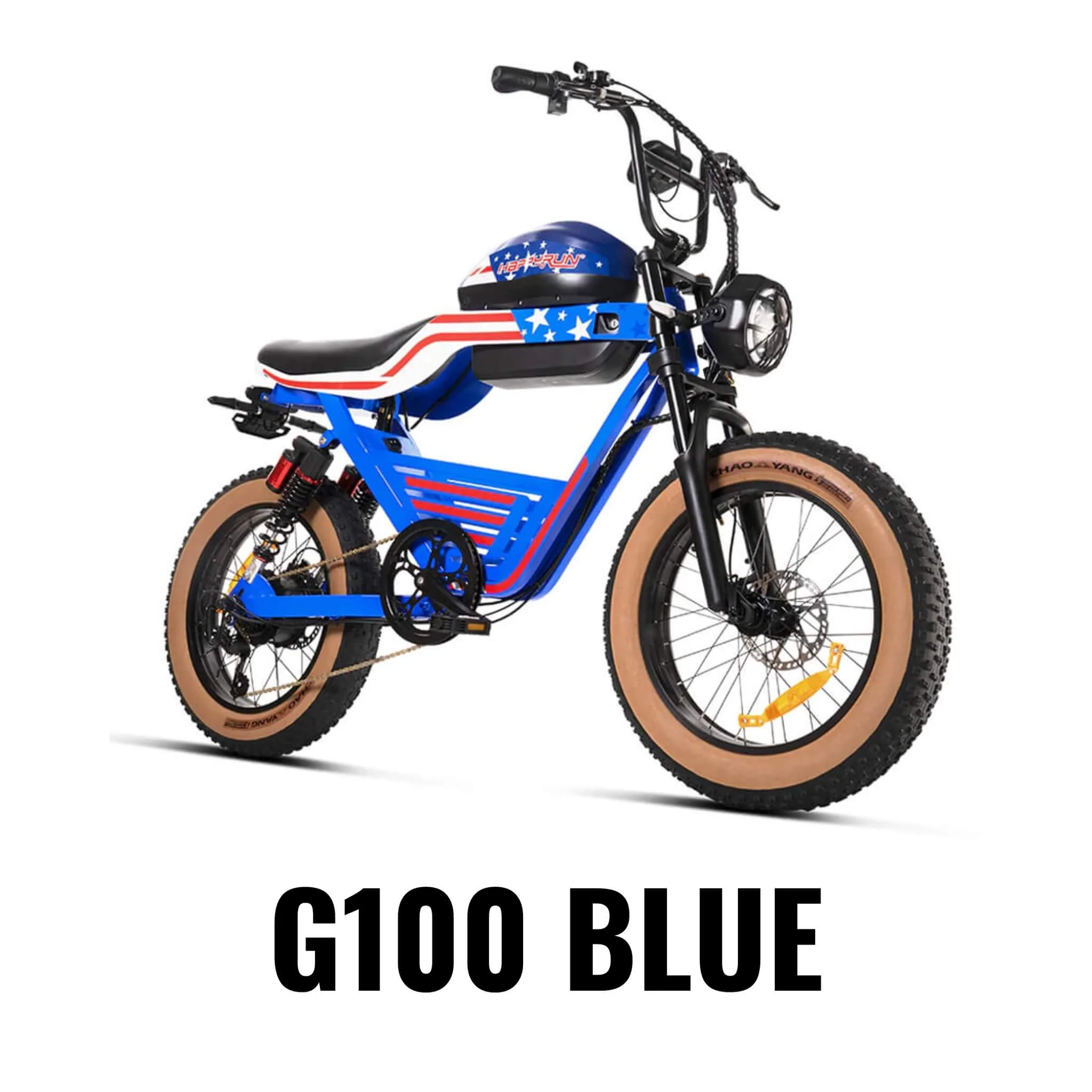 HappyRun G100 (G100 Pro) Long Distance Electric Fat Tire Bike Motorcycle (SAK95715) - Image 14