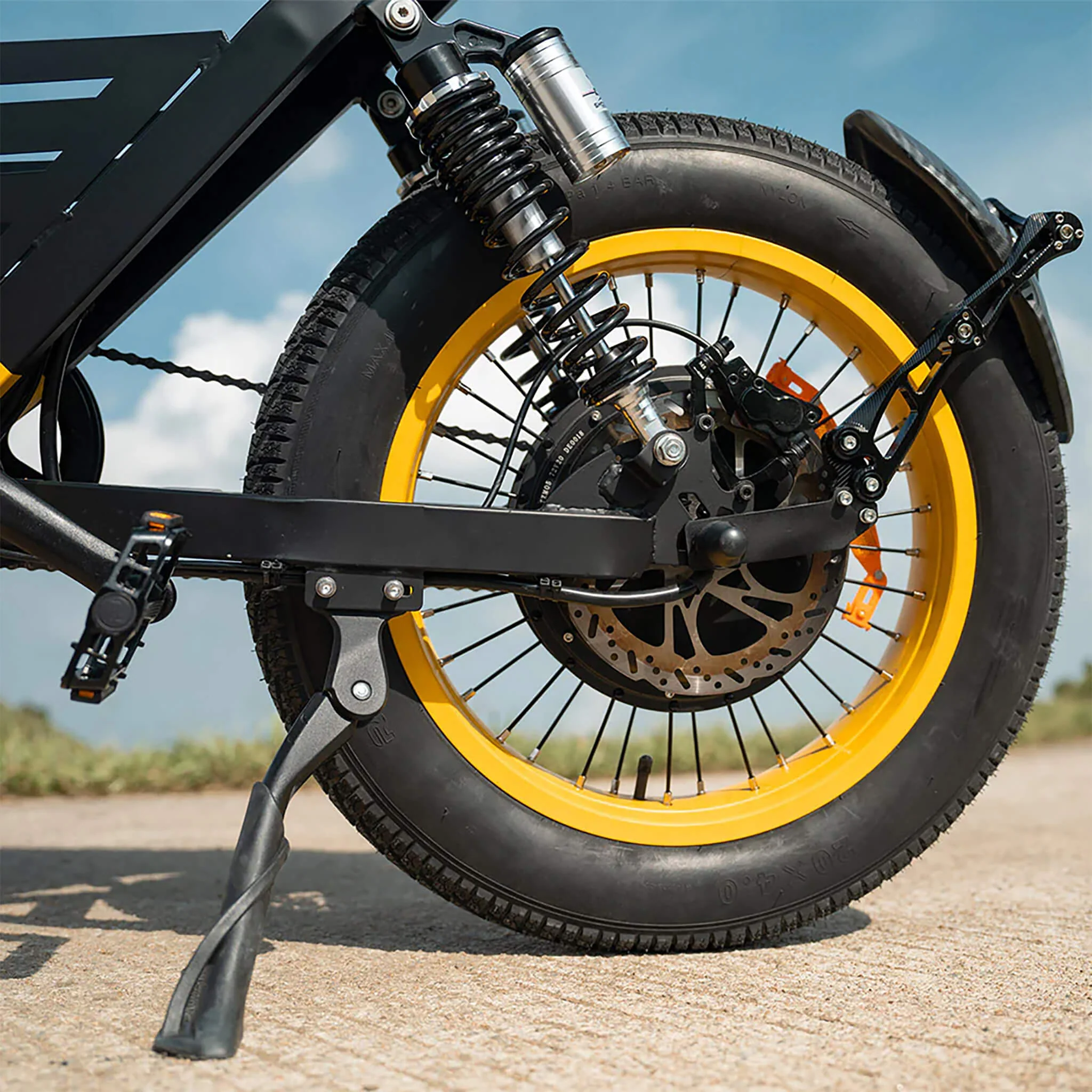 HappyRun G100 (G100 Pro) Long Distance Electric Fat Tire Bike Motorcycle (SAK95715) - Image 15