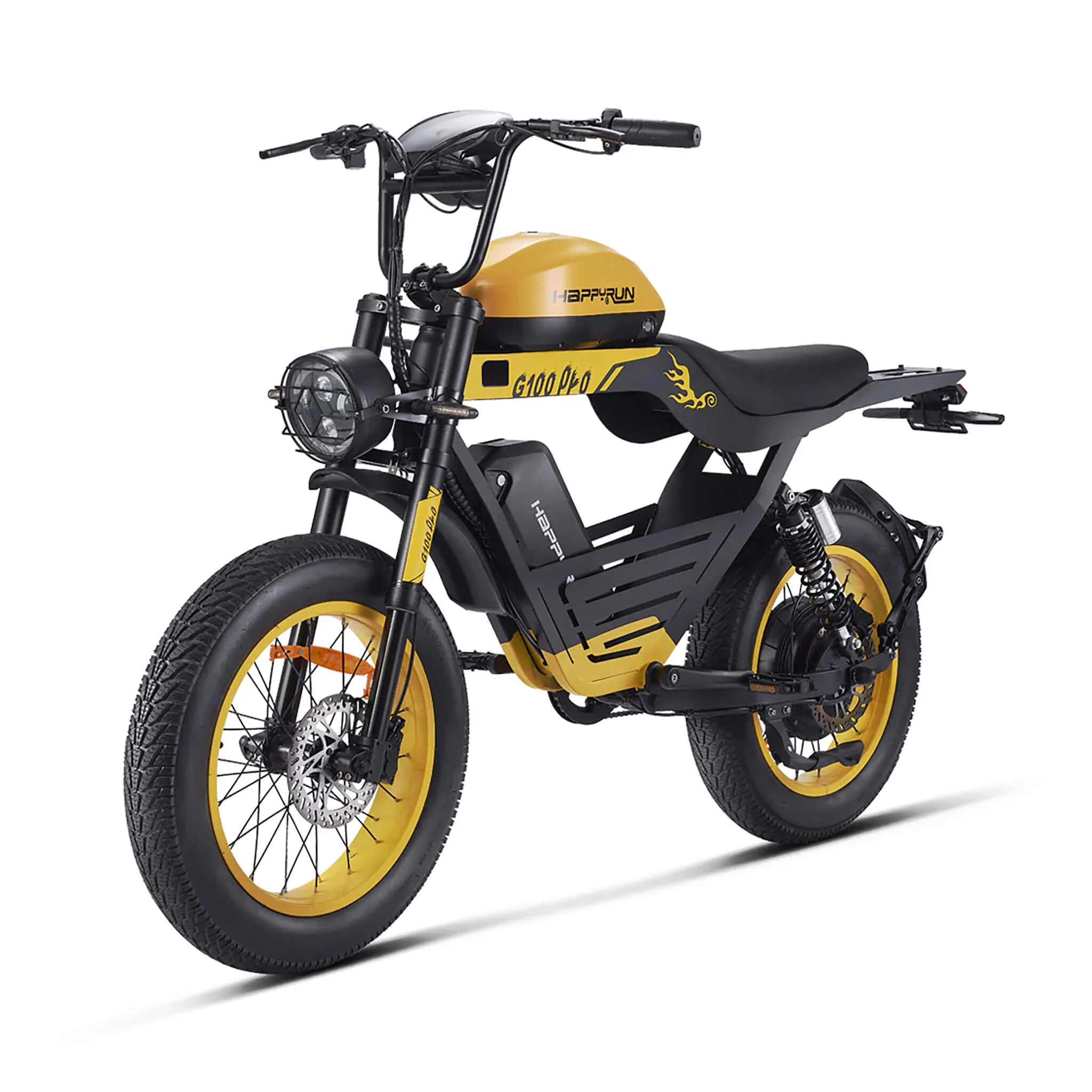 HappyRun G100 (G100 Pro) Long Distance Electric Fat Tire Bike Motorcycle (SAK95715) - Image 16