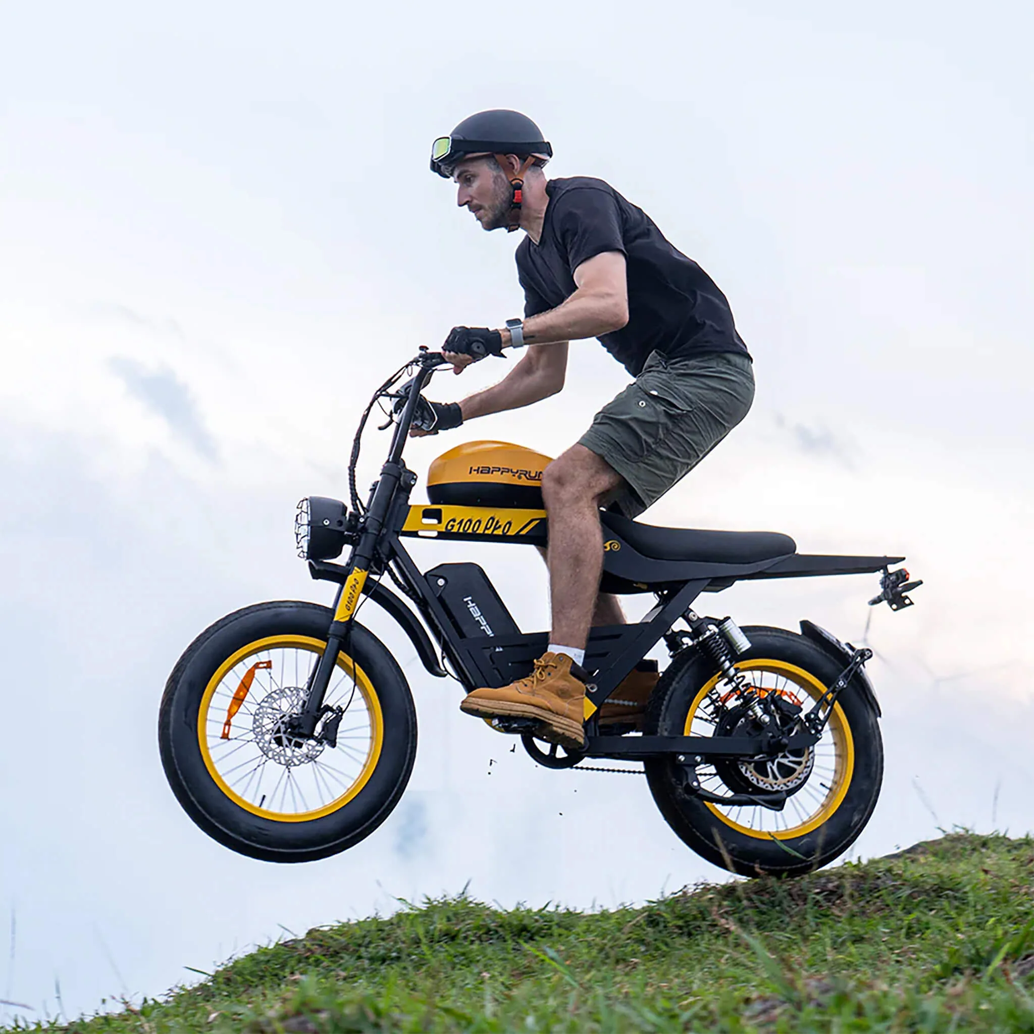 HappyRun G100 (G100 Pro) Long Distance Electric Fat Tire Bike Motorcycle (SAK95715) - Image 19