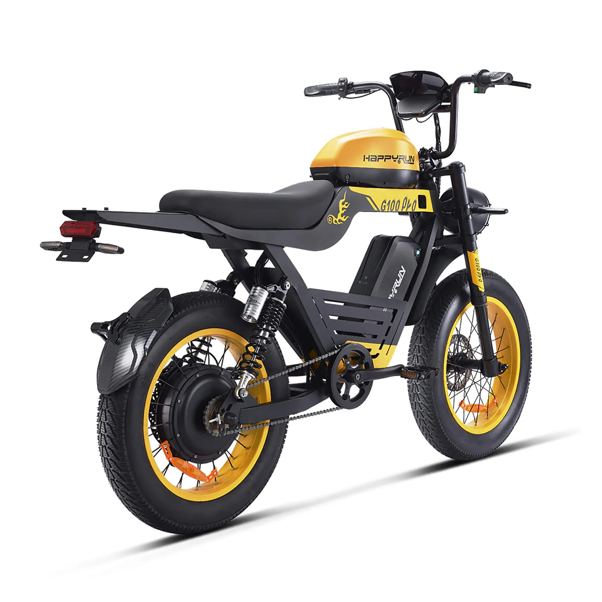 HappyRun G100 (G100 Pro) Long Distance Electric Fat Tire Bike Motorcycle (SAK95715) - Image 21