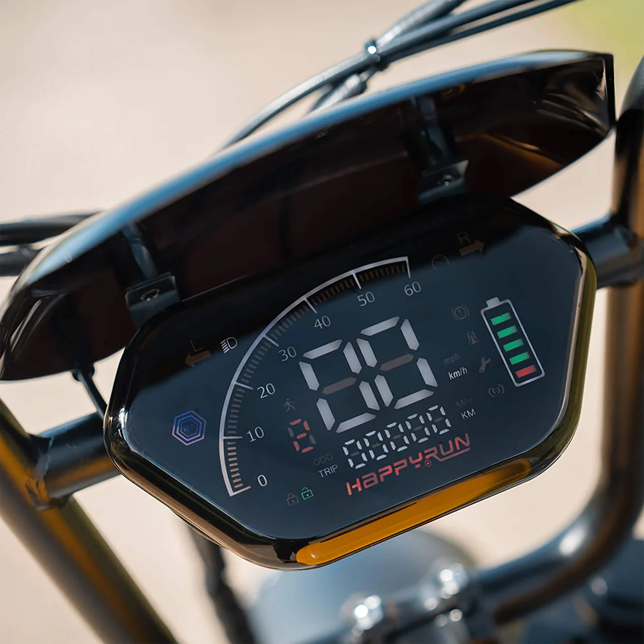 HappyRun G100 (G100 Pro) Long Distance Electric Fat Tire Bike Motorcycle (SAK95715) - Image 22