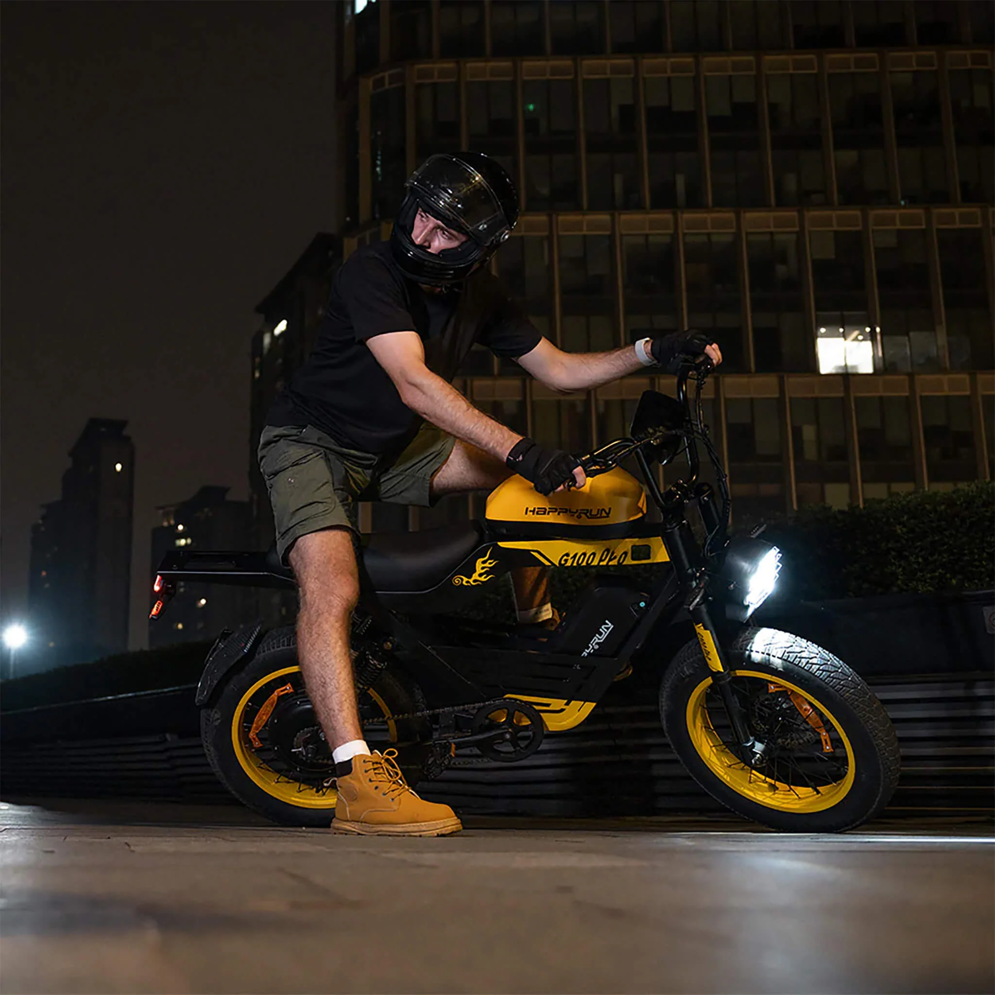 HappyRun G100 (G100 Pro) Long Distance Electric Fat Tire Bike Motorcycle (SAK95715) - Image 25