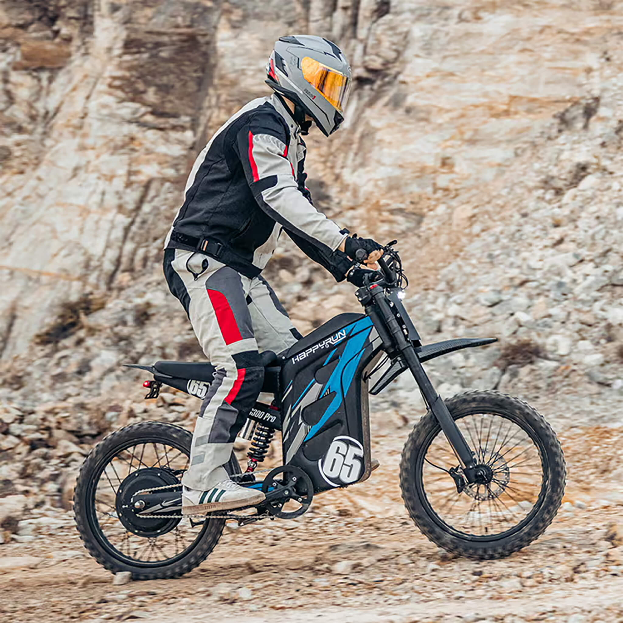 HappyRun Tank G300 Pro Electric Off-Road Dirt Bike (SAK27360) - Image 10