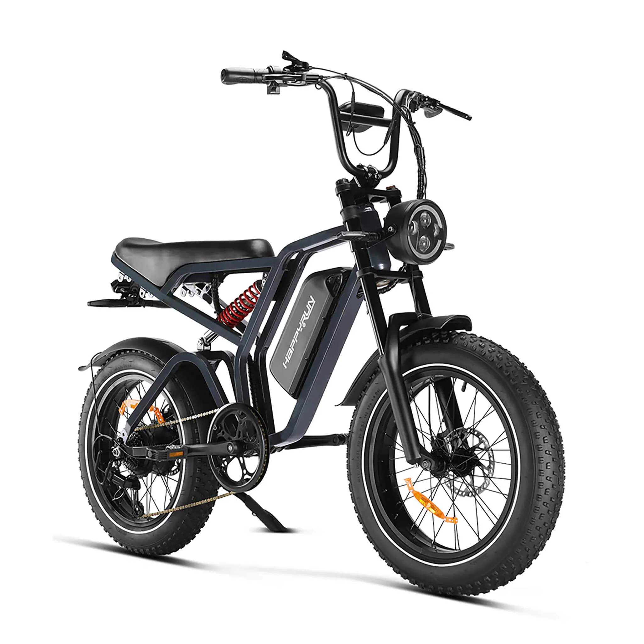 HappyRun Tank G60 Electric Off-Road Fat Tire Moped Bike (SAK48732) - Image 10