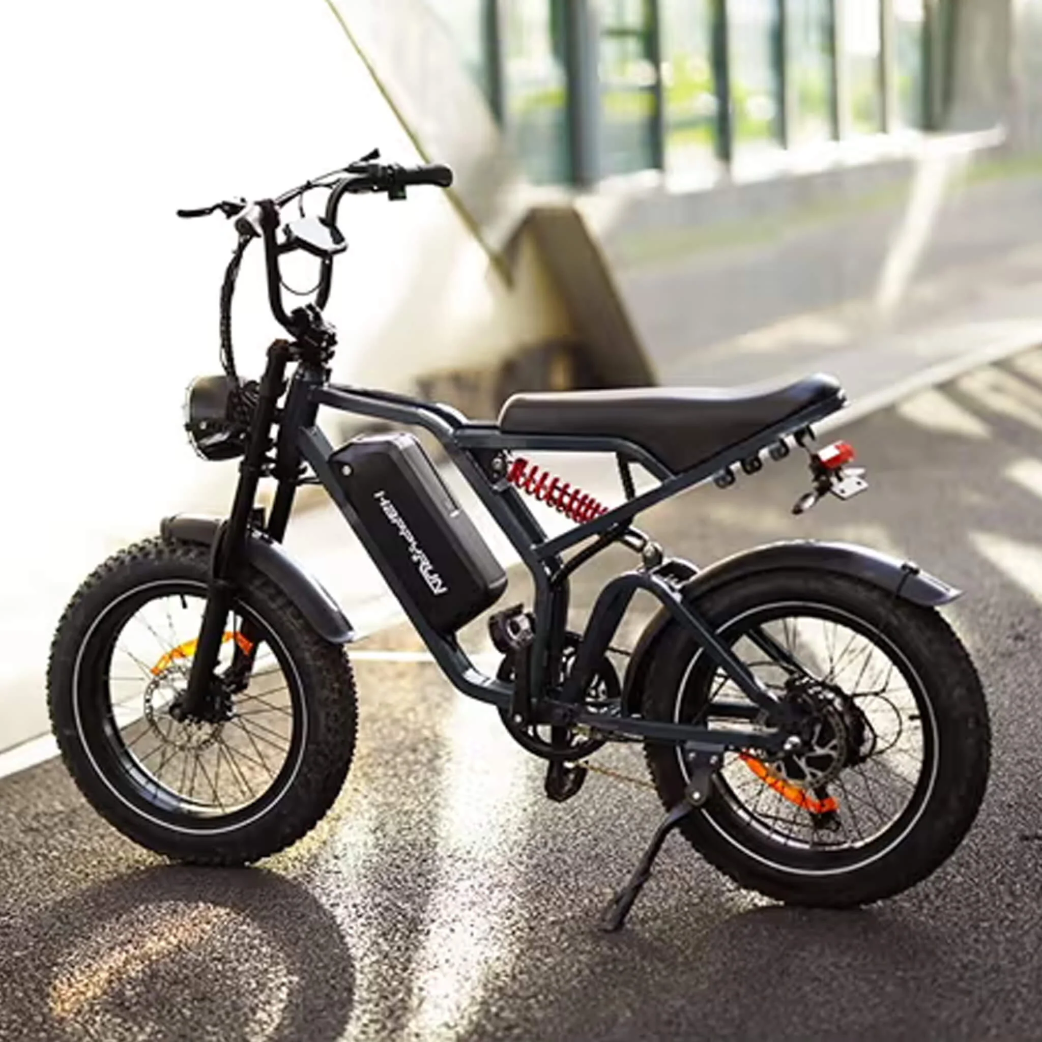 HappyRun Tank G60 Electric Off-Road Fat Tire Moped Bike (SAK48732) - Image 14