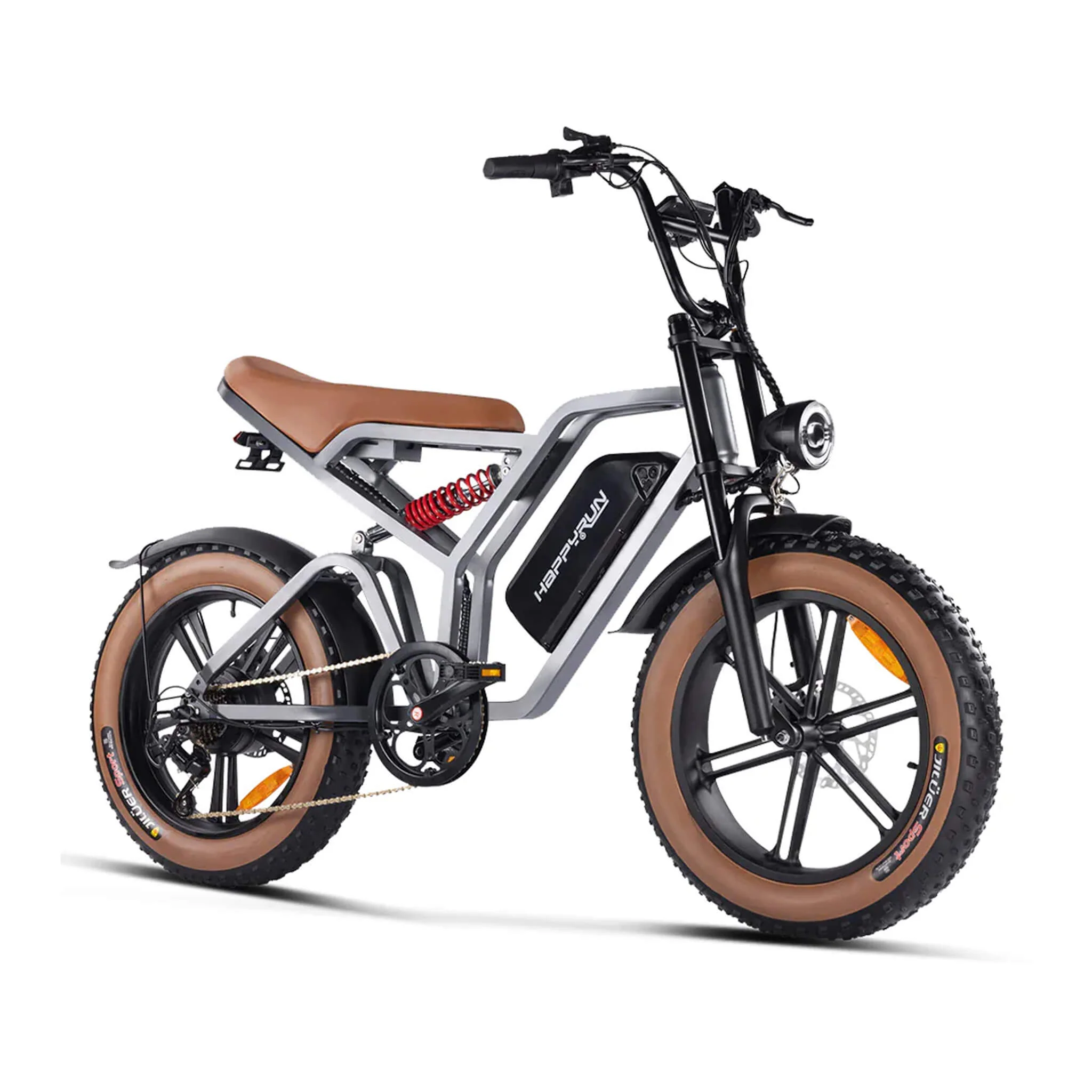 HappyRun Tank G60 Electric Off-Road Fat Tire Moped Bike (SAK48732) - Image 19