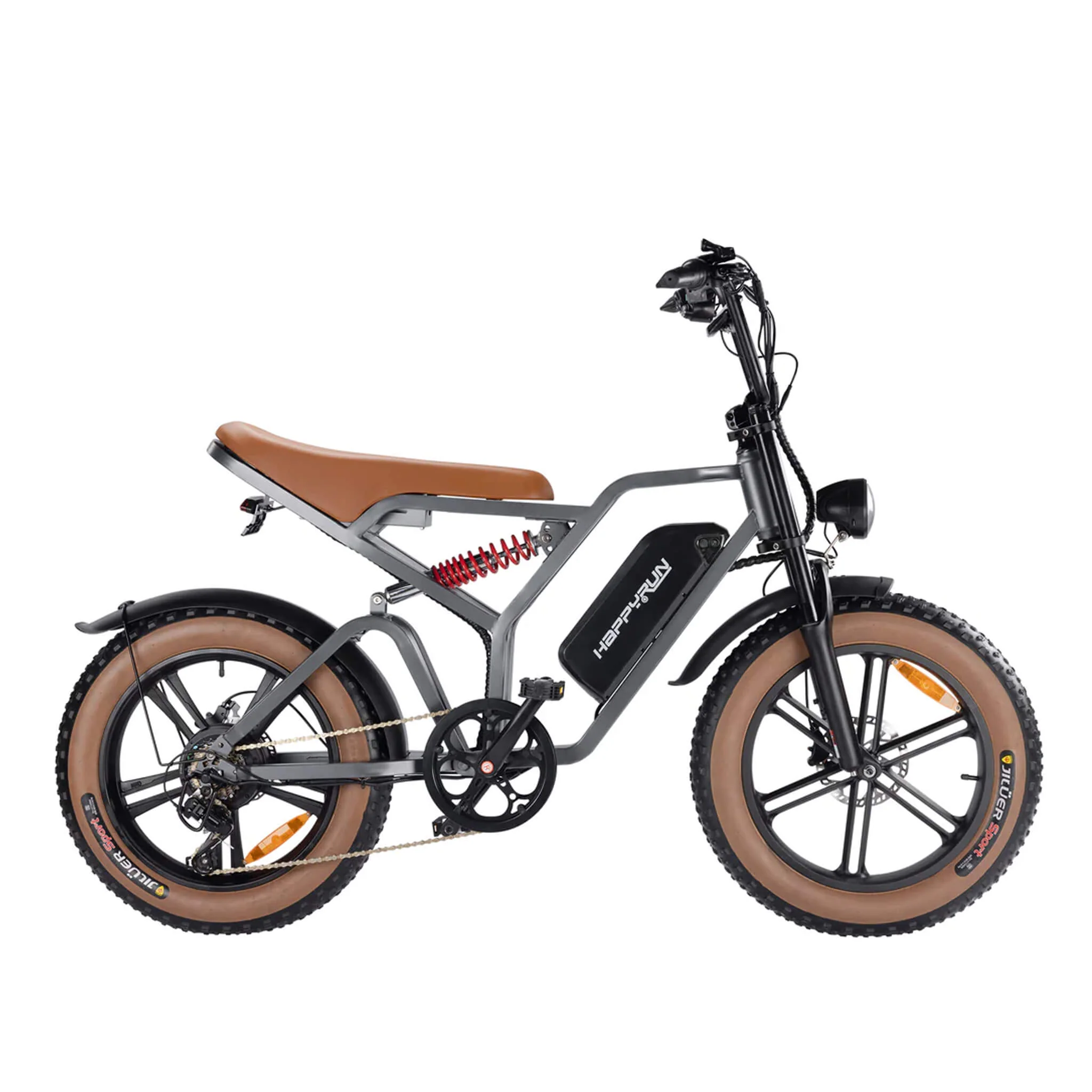 HappyRun Tank G60 Electric Off-Road Fat Tire Moped Bike (SAK48732) - Image 23
