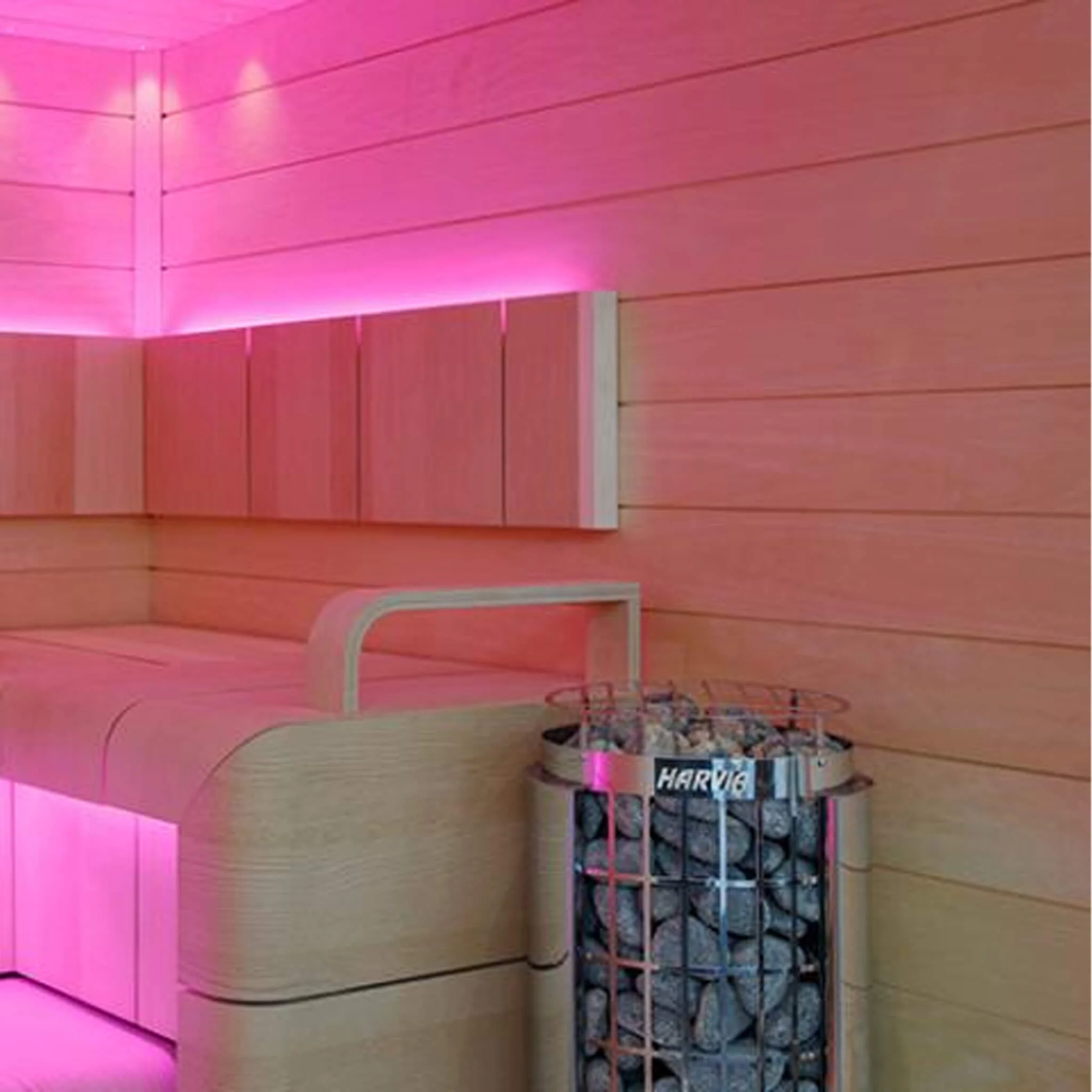 Harvia Cilindro Modern Steel Pillar Style Sauna Heater W/ Sauna Stones [PC60/80/90] (SAK84937) - Image 8
