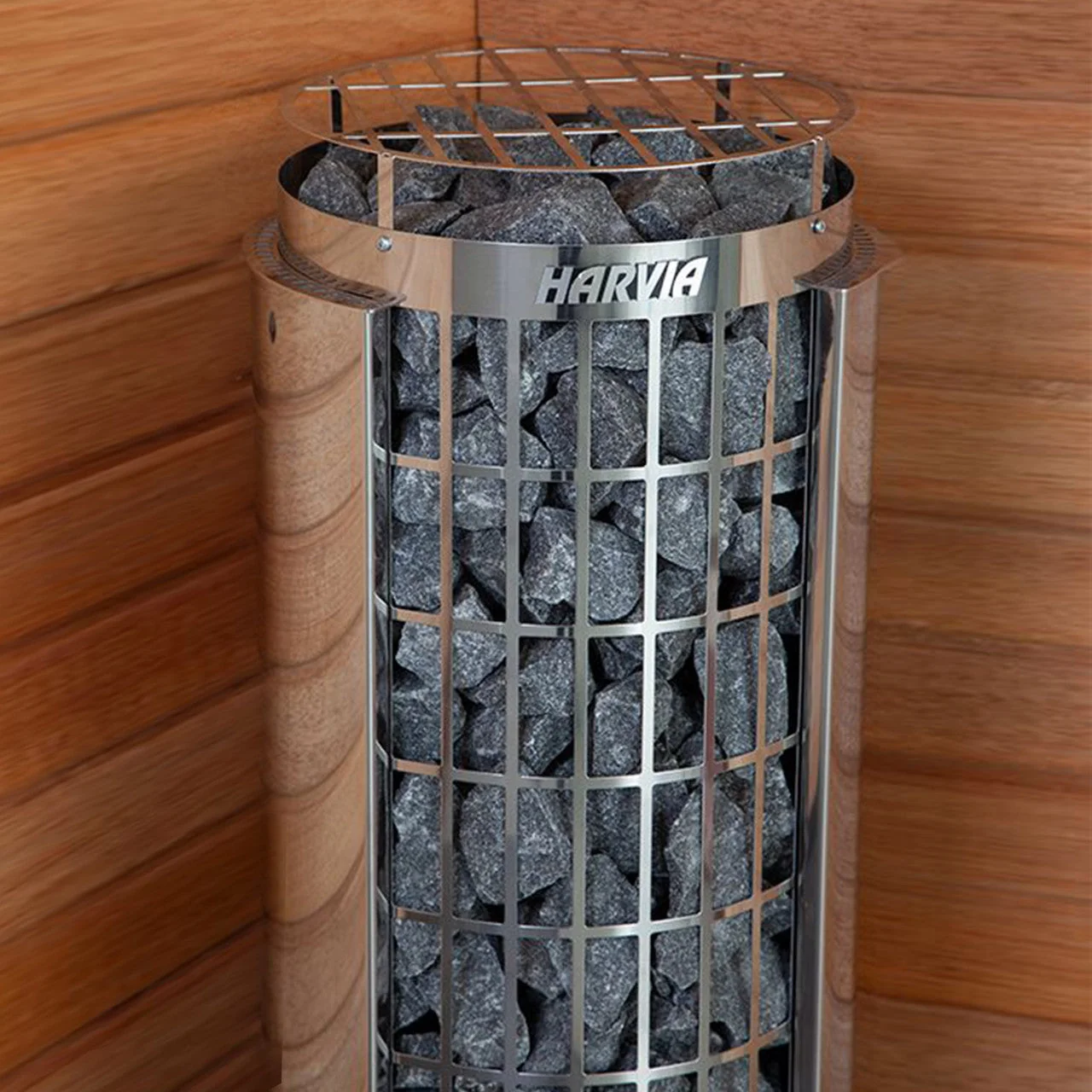 Harvia Cilindro UL Certified Electric Sauna Heater With Xenio CX45 Digital Control Panel & Sauna Stones [PC60/80/90/110E] (SAK86571) - Image 5
