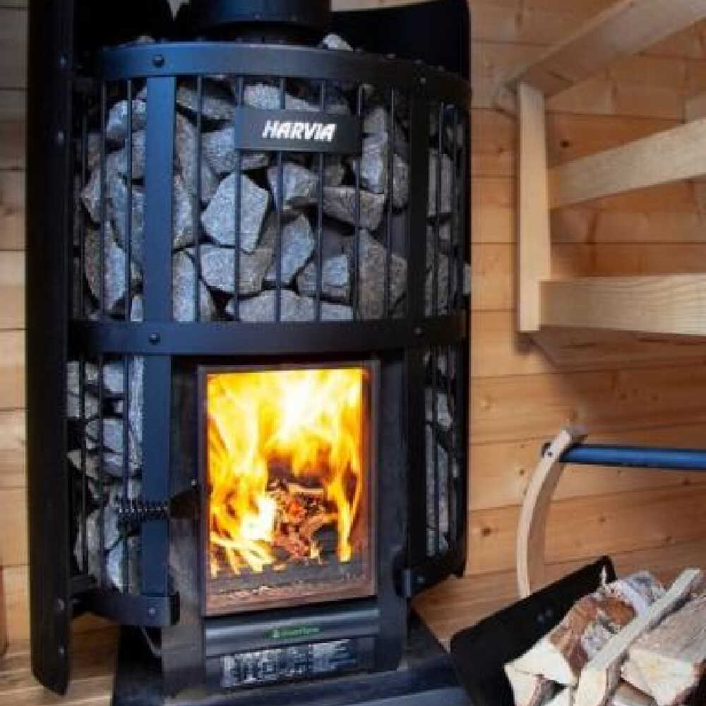 Harvia Greenflame Legend 240 Wood Sauna Stove With Sauna Stones, 15.9KW [WK200LD] (SAK84935) - Image 13
