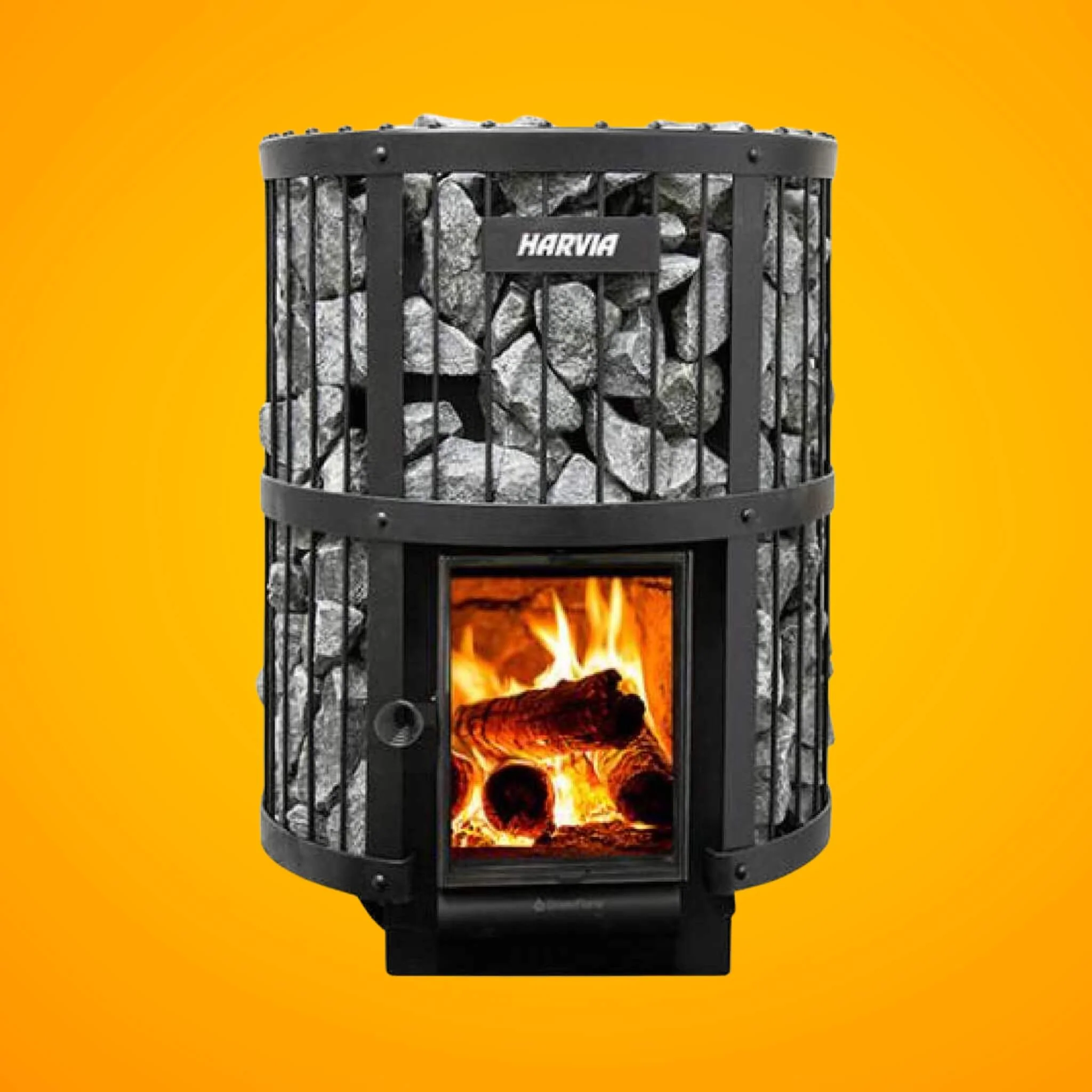 Harvia Greenflame Legend 240 Wood Sauna Stove With Sauna Stones, 15.9KW [WK200LD] (SAK84935) - Image 5