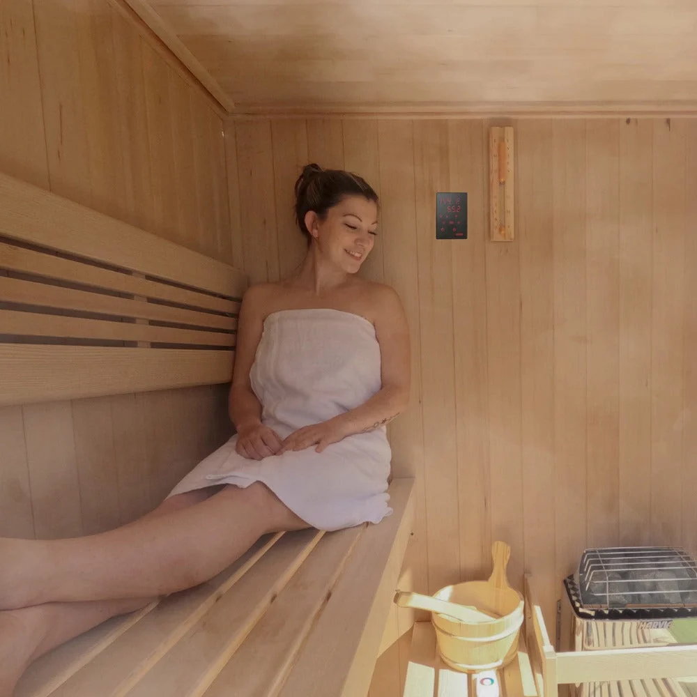 Harvia KIP60W 6KW UL Certified Electric Sauna Heater With Xenio CX170 Digital WIFI Control & Sauna Stones (SAK34791) - Image 4