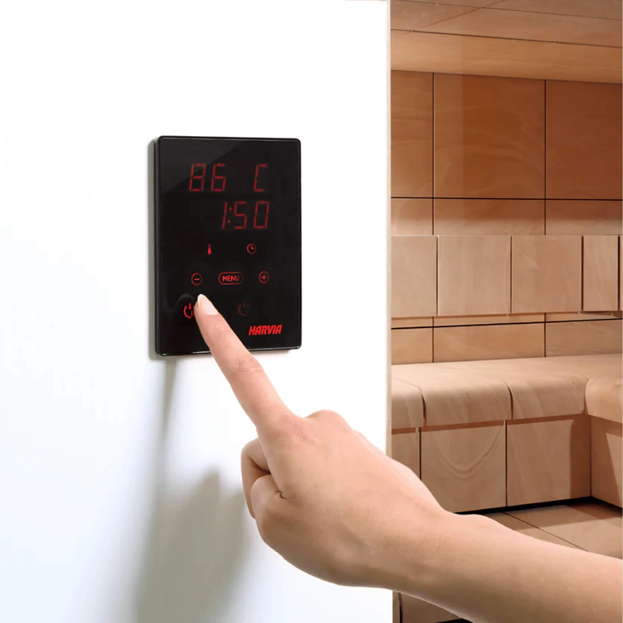 Harvia KIP80W 8KW UL Certified Electric Sauna Heater With Xenio CX170 Digital WIFI Control & Sauna Stones [JH80W2401] (SAK14630) - Image 17