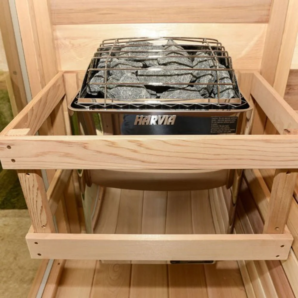 Harvia KIPB Wet Dry Electric Sauna Heater Stove With Built-In Controls & Sauna Stones (SAK47351) - Image 6