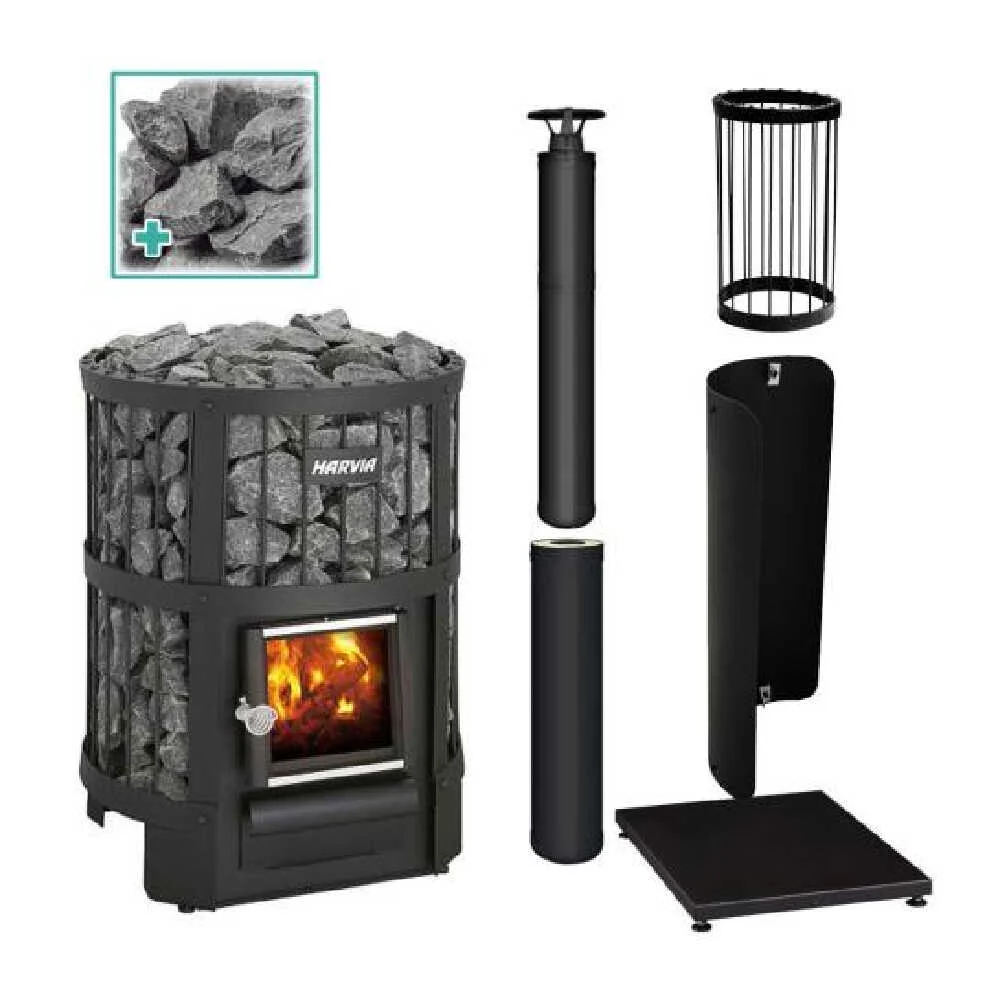 Harvia Legend 150 Sauna Stove Package, 16KW [LEGEND 150 PACKAGE BK] (SAK67219) - Image 3