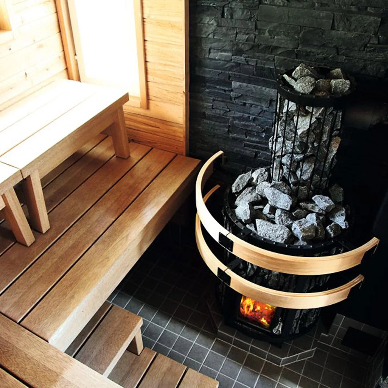 Harvia Legend 150 Wood Burning Sauna Heater And Chimney Kit (SAK23094) - Image 5
