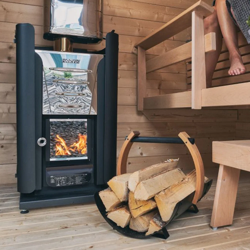 Harvia M3 Premium Wood-Burning Sauna Heater Stove With Sauna Stones, 16.5KW [WKM3] (SAK41720) - Image 2