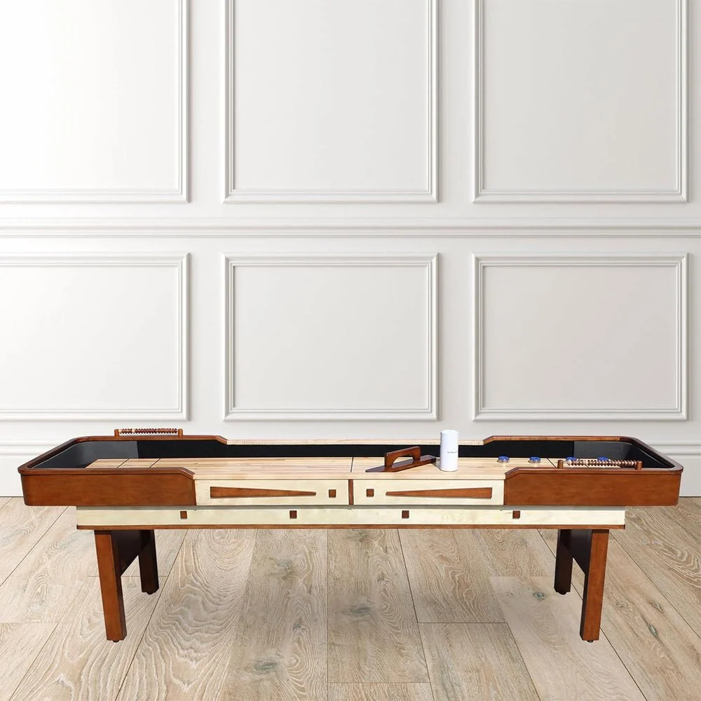 Hathaway Merlot Walnut Shuffleboard Table With Accessories, 12FT (94615283) - Image 2