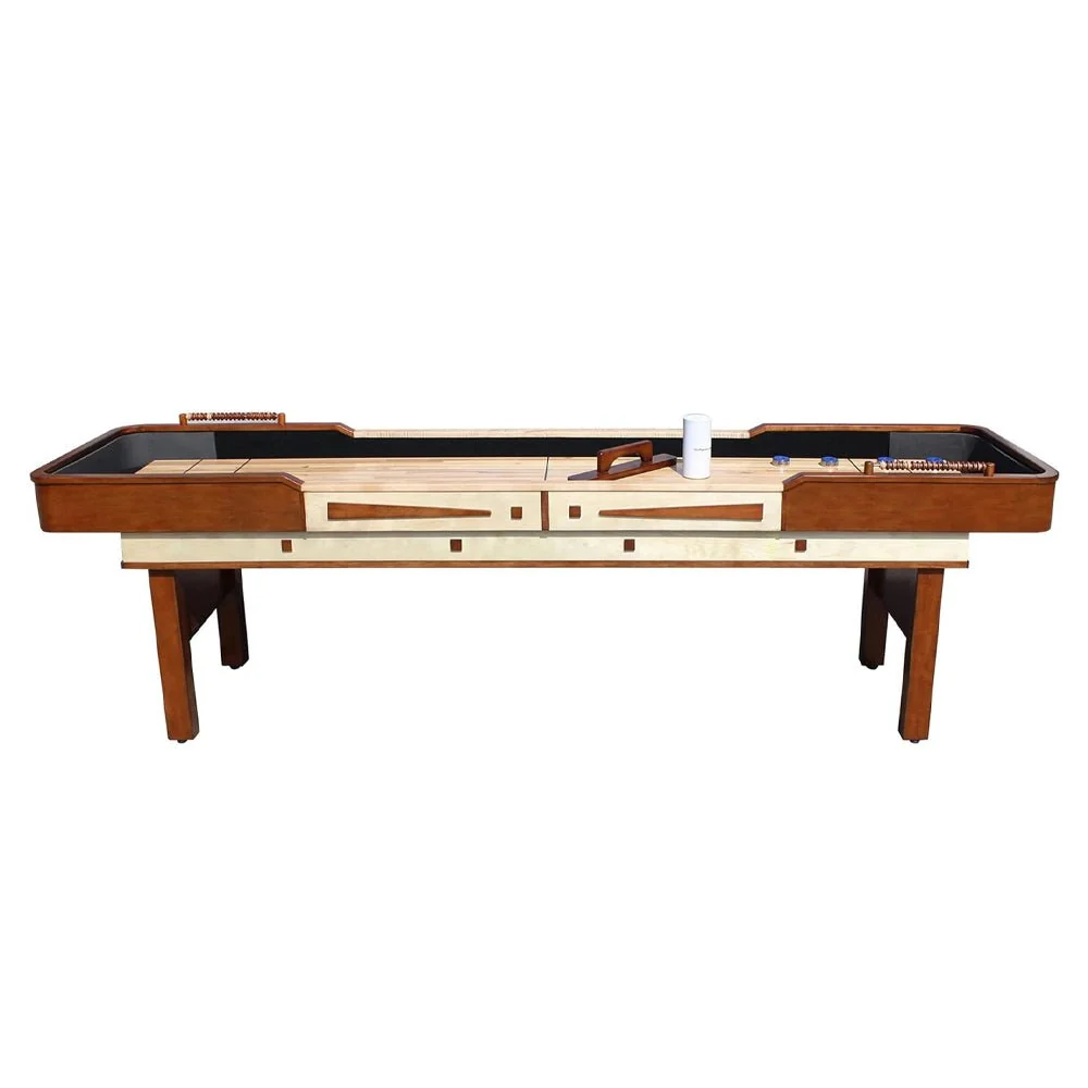Hathaway Merlot Walnut Shuffleboard Table With Accessories, 12FT (94615283) - Image 3
