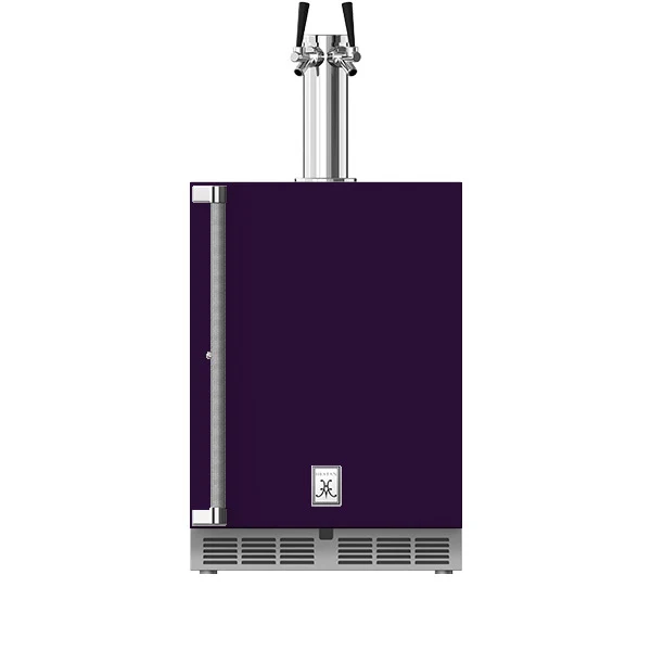 Hestan 24″ Left Hinged With Lock, Outdoor Double Faucet Beer Dispenser (Glass Door) - GFDSL242 - Image 10