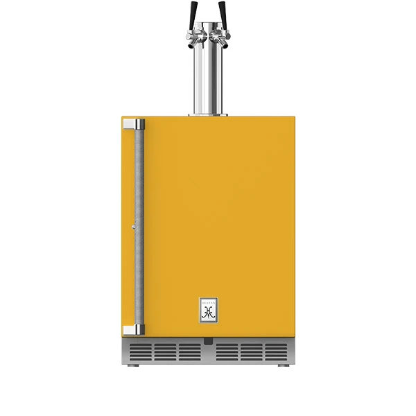 Hestan 24″ Left Hinged With Lock, Outdoor Double Faucet Beer Dispenser (Glass Door) - GFDSL242 - Image 6
