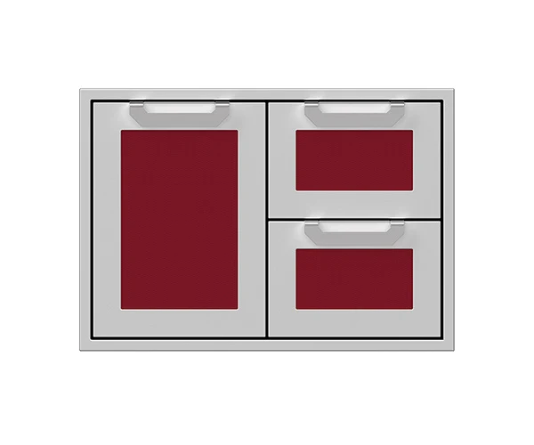 Hestan 30″ Marquise With Double Drawer And Storage Combination - AGSDR30 - Image 4