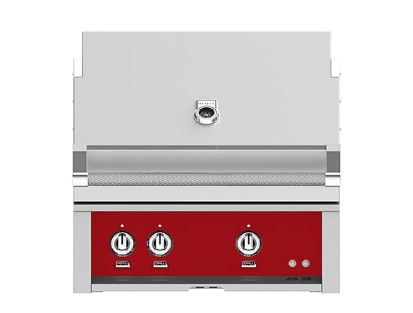 Hestan 30" Outdoor Built-In Grill with 2 Trellis Burners & Rotisserie Kit - GABR30 - Image 3