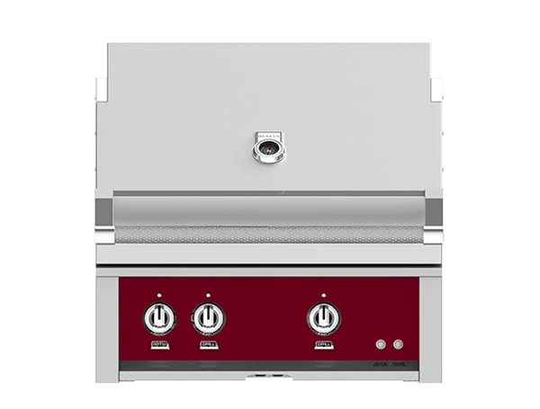 Hestan 30" Outdoor Built-In Grill with 2 Trellis Burners & Rotisserie Kit - GABR30 - Image 4