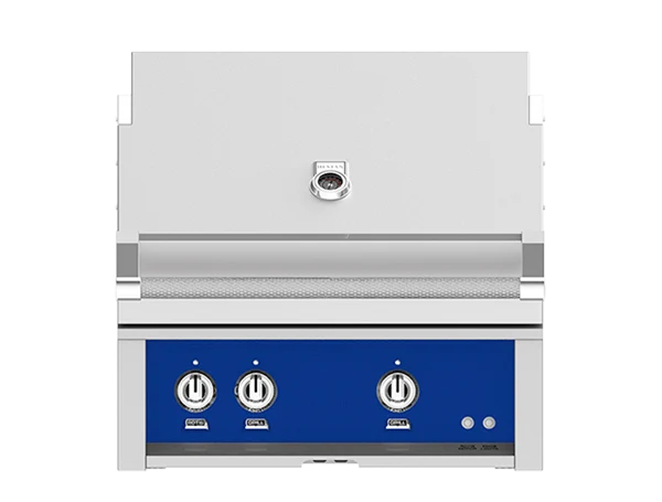 Hestan 30" Outdoor Built-In Grill with 2 Trellis Burners & Rotisserie Kit - GABR30 - Image 9