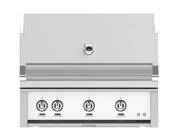 Hestan 36" Outdoor Built-In Grill with 3 Trellis Burners & Rotisserie Kit - GABR36 - Image 2