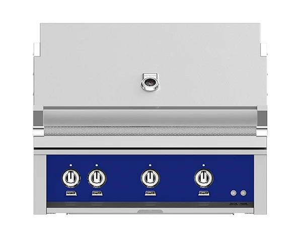 Hestan 36" Outdoor Built-In Grill with 3 Trellis Burners & Rotisserie Kit - GABR36 - Image 9