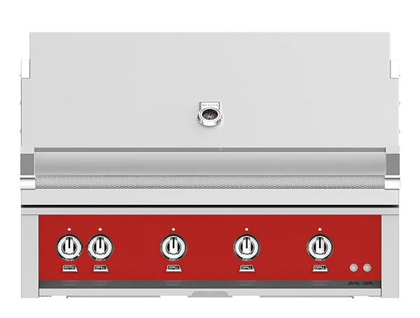 Hestan 42" Outdoor Built-In Grill with 3 Trellis Burner, 1 Sear Burner & Rotisserie Kit - GMBR42 - Image 3
