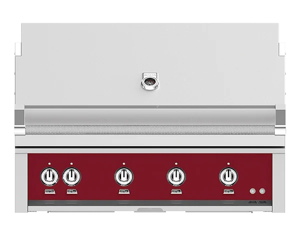 Hestan 42" Outdoor Built-In Grill with 3 Trellis Burner, 1 Sear Burner & Rotisserie Kit - GMBR42 - Image 4