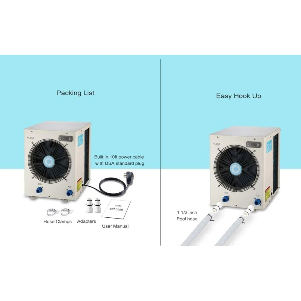 High-Output Electric Swimming Pool Heater Pump For Above And Inground Pools, 4000 Gallons (93751482) - Image 4