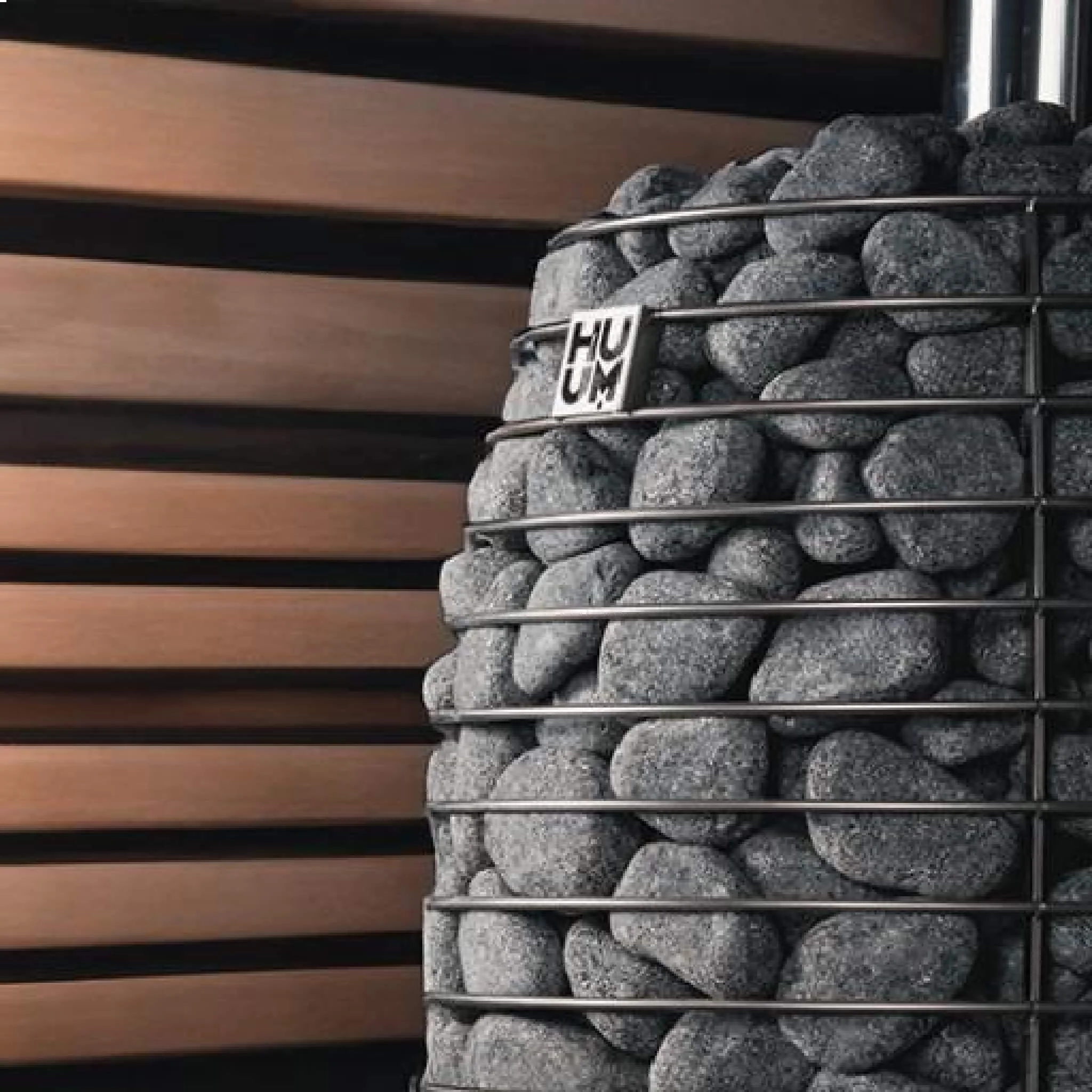 Huum Hive Flow 9.8KW Wood-Burning Sauna Stove With Sauna Stones [H1015012] (SAK85179) - Image 5