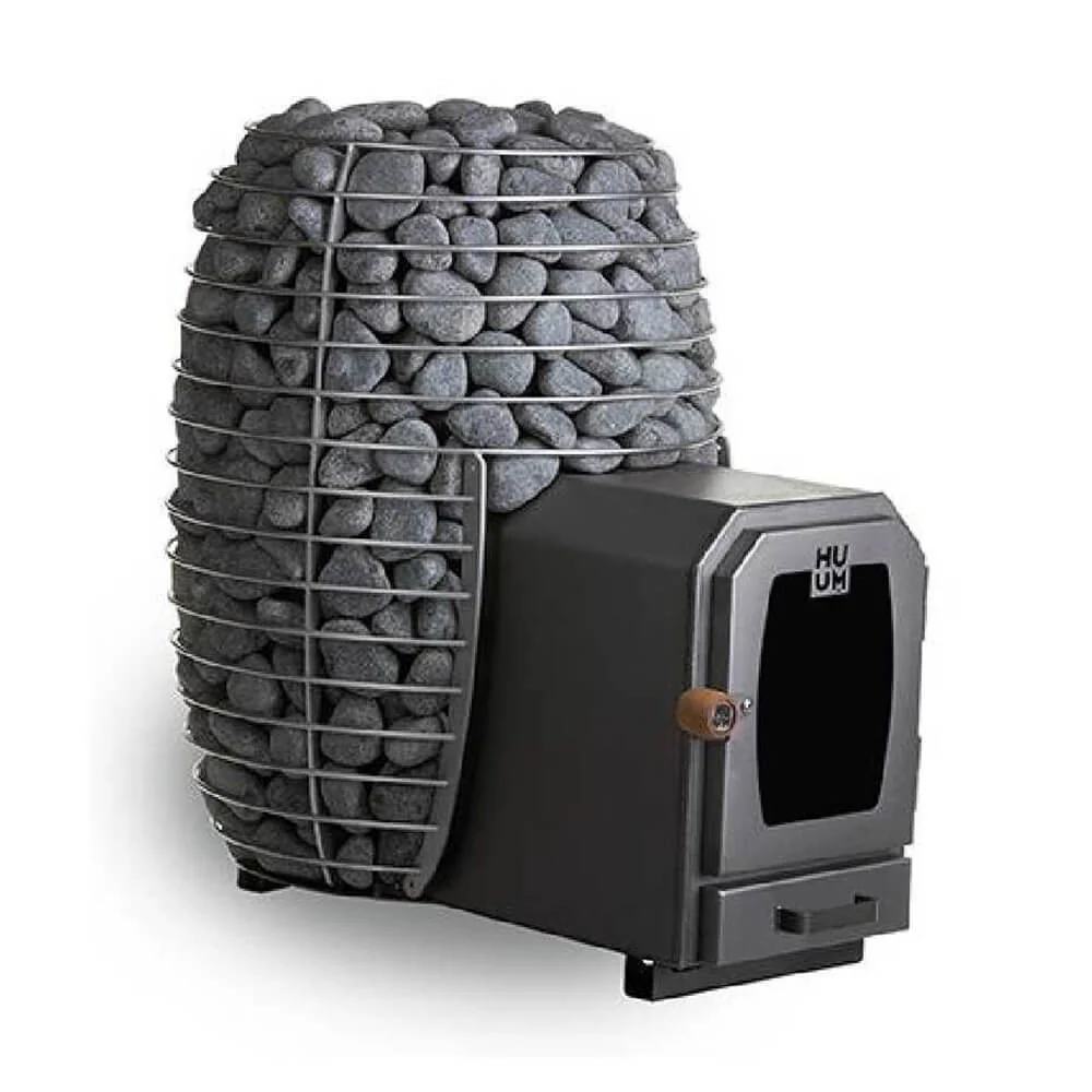 Huum Hive Wood LS 17KW Sauna Stove With Firebox Extension & Sauna Stones [H1010012] (SAK17894) - Image 4