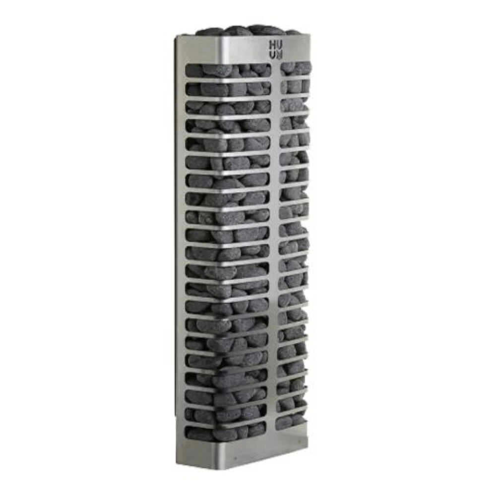 Huum Steel Mini Series 4 Stainless Steel Wall Mount 3.5KW Sauna Heater With Digital Controller & Sauna Stones (SAK91573) - Image 3