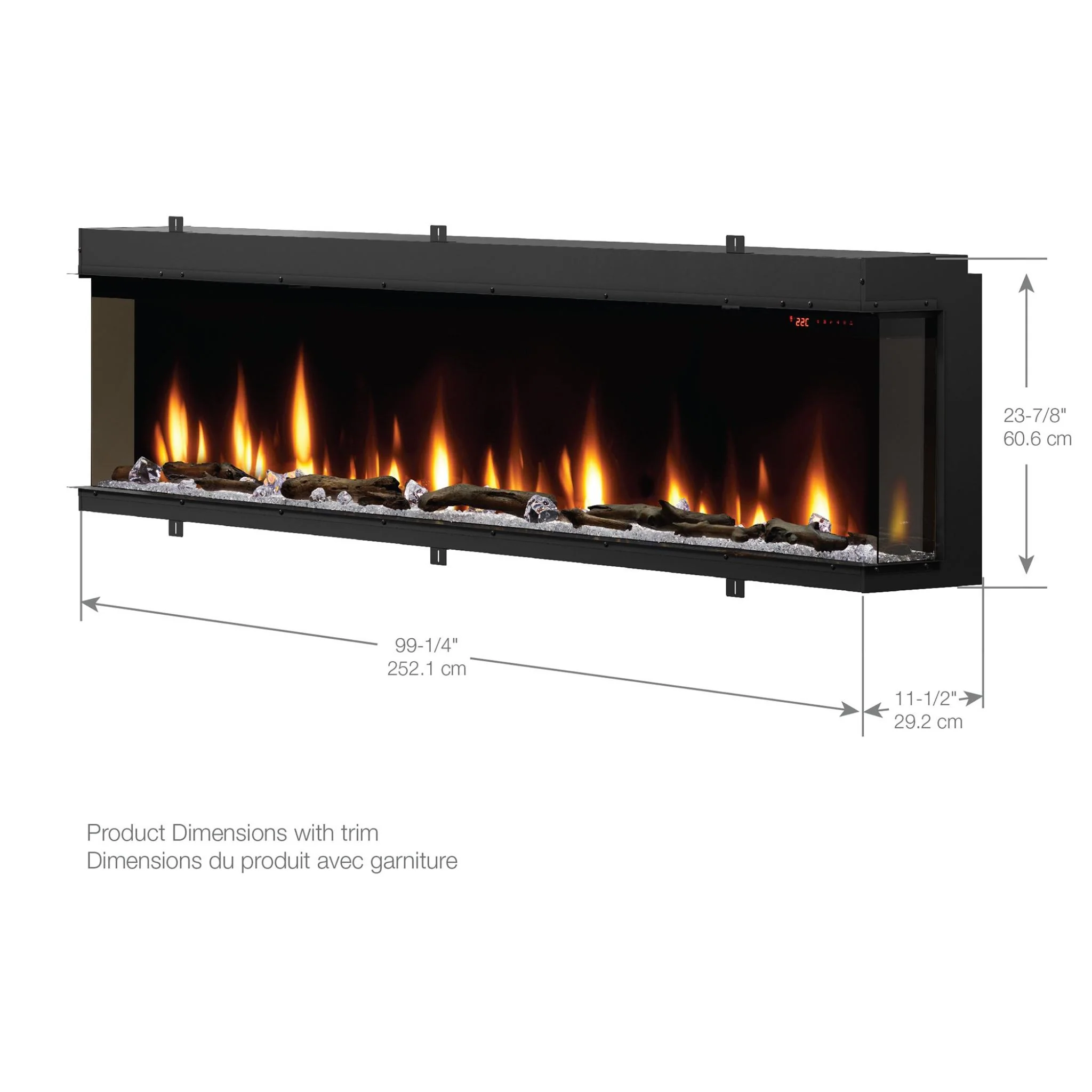Dimplex Ignite Bold 100" Linear Electric Fireplace - XLF10017-XD - Image 7