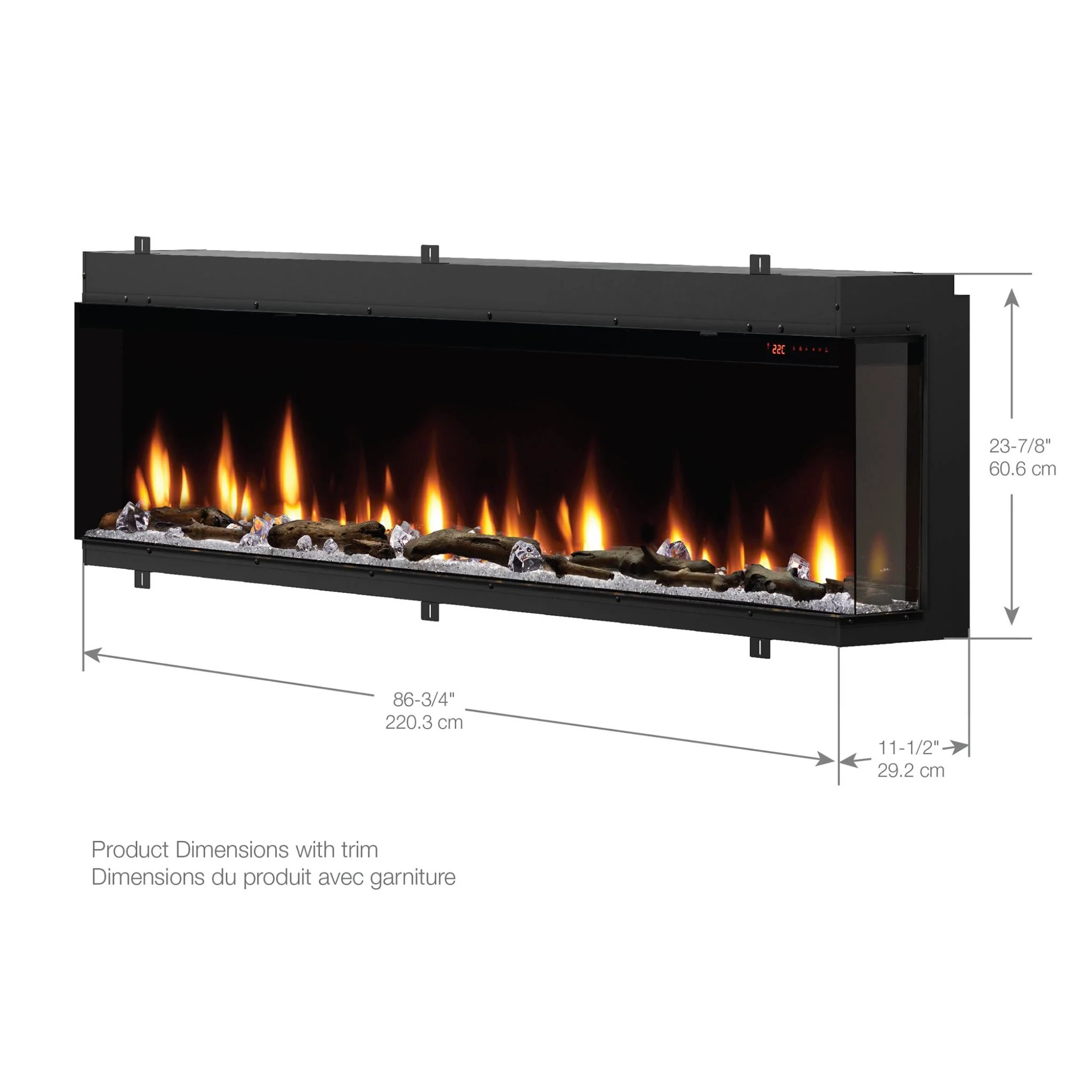 Dimplex Ignite Bold 88" Linear Electric Fireplace - XLF8817-XD - Image 5