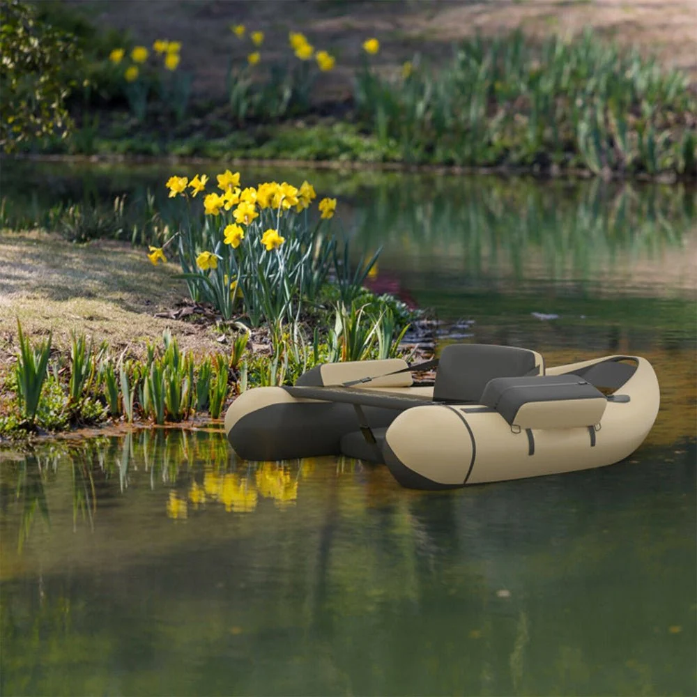 Inflatable Fishing Float Tube Boat With Pump & Fish Measure Ruler, 4.5FT (98736425) - Image 10