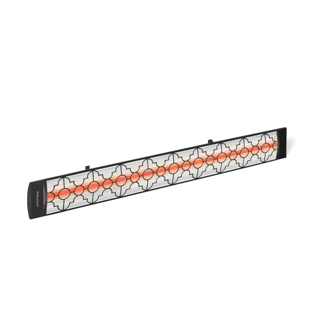 Infratech C Series Single Element with Mediterranean Motif C2024 2000 Watts 240V 8.33 Amps Infrared Electric Patio Heater 39 x 8.19 x 2.5 in. - 21-3015 - Image 3