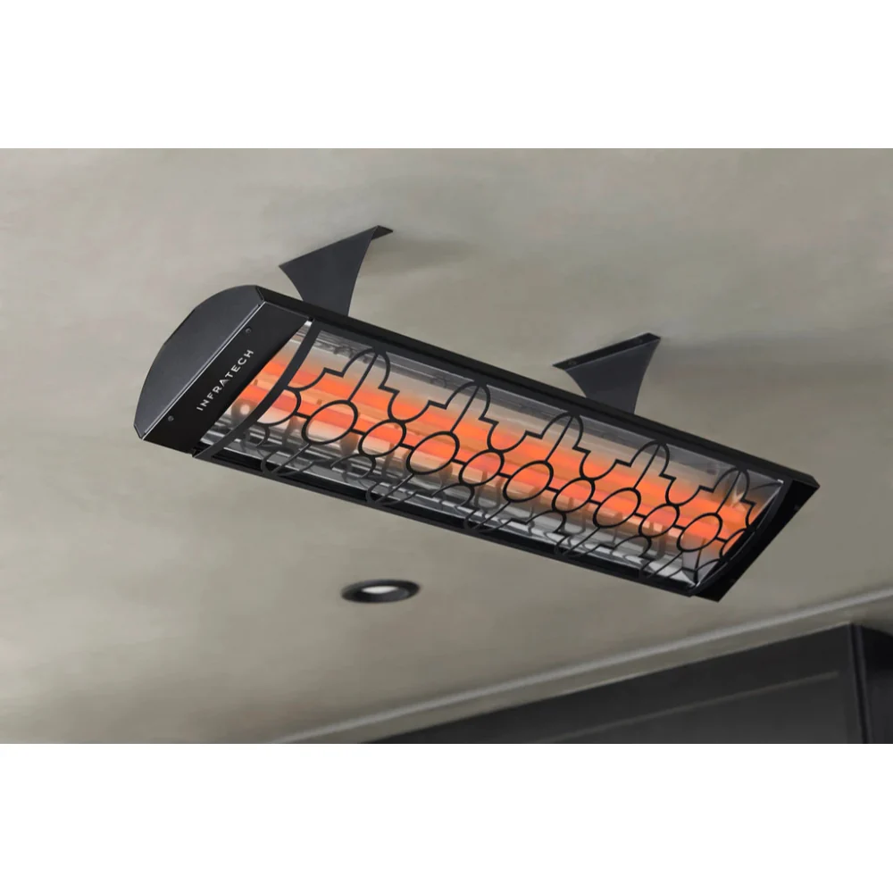 Infratech C Series Single Element with Mediterranean Motif C2024 2000 Watts 240V 8.33 Amps Infrared Electric Patio Heater 39 x 8.19 x 2.5 in. - 21-3015 - Image 5